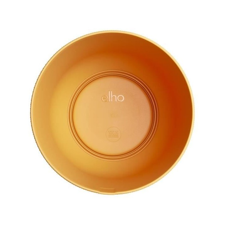 ELHO Pot de fleur Jazz Rond - Jaune - Ø 34.5 x H 32 cm - Intérieur - 100% recyclé ELHO Pot de fleur Jazz Rond - Jaune - Ø 34.5 x H 32 cm - Intérieur - 100% recyclé