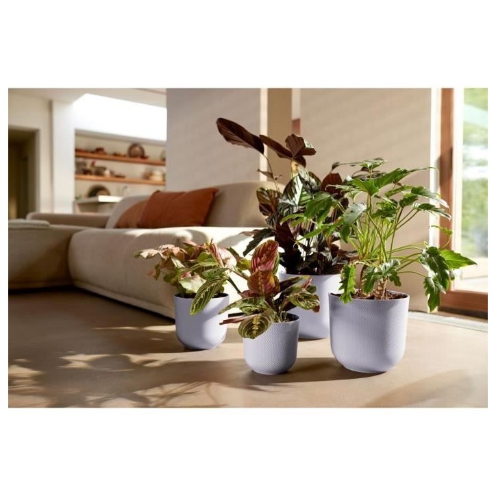 ELHO Pot de fleur Jazz Rond - Violet - Ø 34.5 x H 32 cm - Intérieur - 100% recyclé ELHO Pot de fleur Jazz Rond - Violet - Ø 34.5 x H 32 cm - Intérieur - 100% recyclé