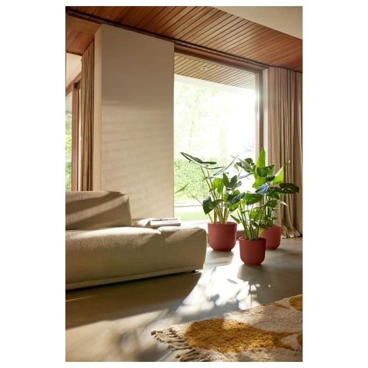 ELHO Pot de fleur Jazz Rond - Rouge - Ø 34.5 x H 32 cm - Intérieur - 100% recyclé ELHO Pot de fleur Jazz Rond - Rouge - Ø 34.5 x H 32 cm - Intérieur - 100% recyclé