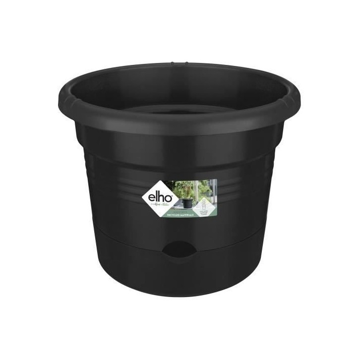 ELHO Pot a tomate Green Basics - Ø 33 x 25 cm - Noir vif ELHO Pot a tomate Green Basics - Ø 33 x 25 cm - Noir vif