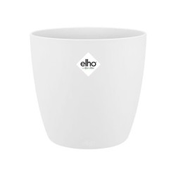 ELHO Pot de fleur BRUSSELS rond - Ø 29.5 x H 27.1 cm - Blanc