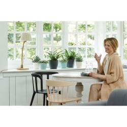 ELHO Pot de fleur BRUSSELS rond - Ø 29.5 x H 27.1 cm - Blanc