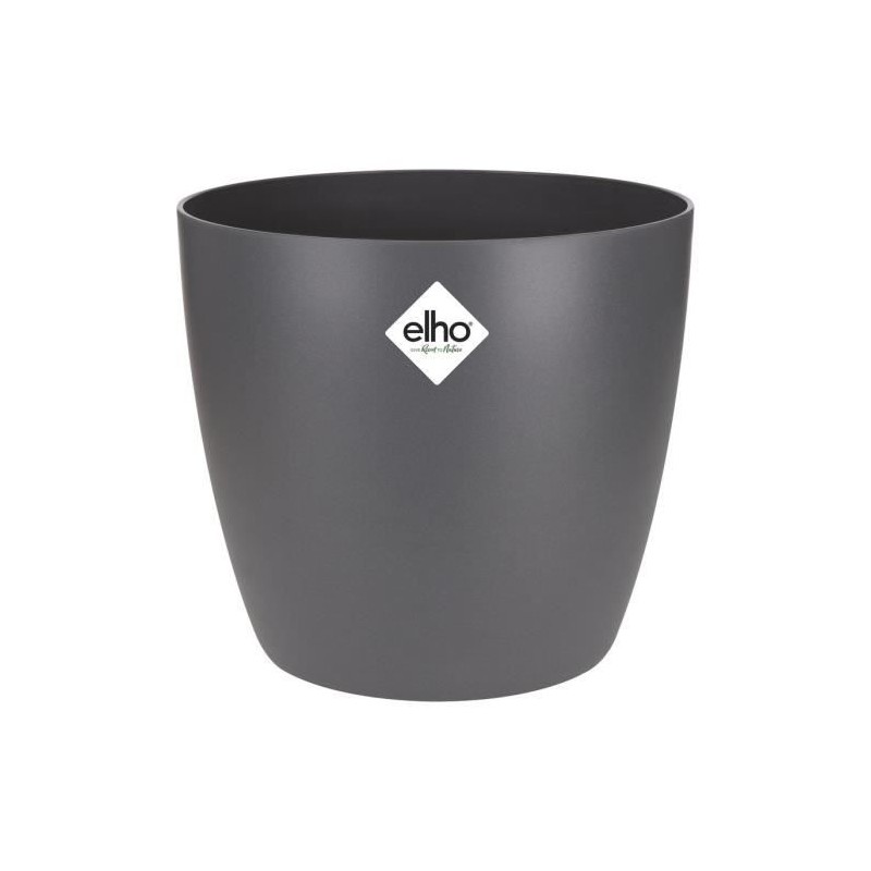 ELHO Pot de fleurs Brussels Rond - Ø 30 x H27,1 cm - Anthracite ELHO Pot de fleurs Brussels Rond - Ø 30 x H27,1 cm - Anthracite