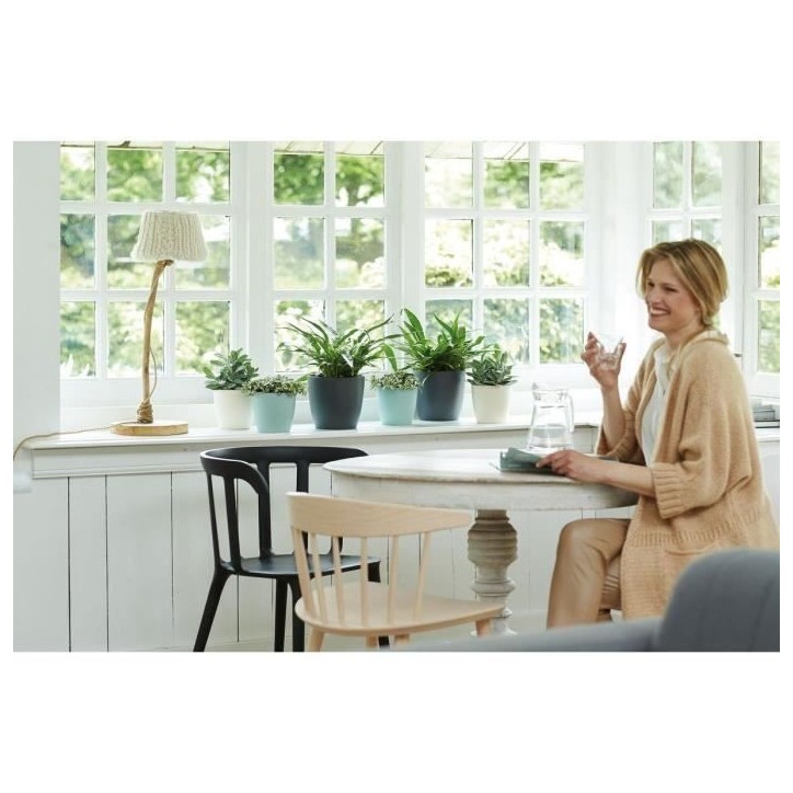 ELHO Pot de fleurs Brussels Rond - Ø 30 x H27,1 cm - Anthracite