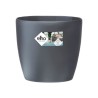 ELHO Pot de fleurs rond Brussels avec roues - Ø 39 x H 37 cm - Intér