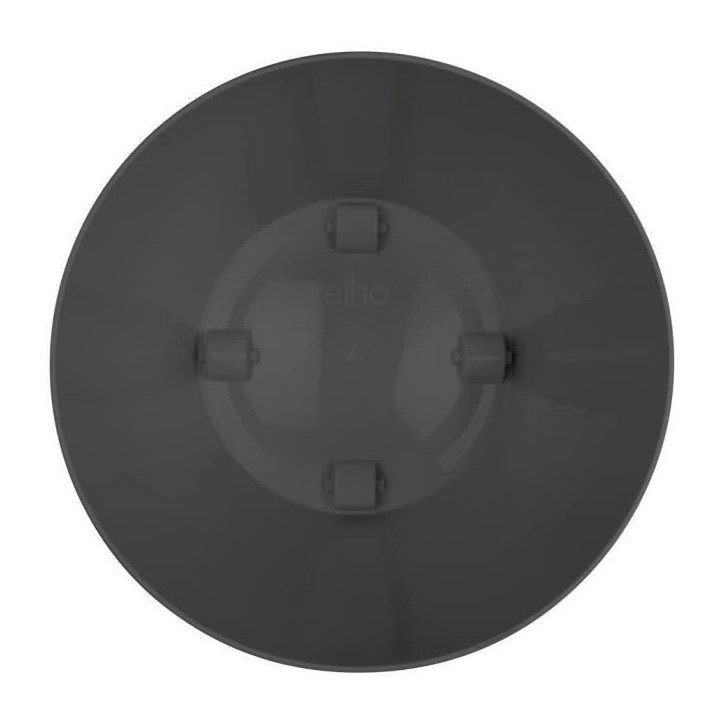 ELHO Pot de fleurs rond Brussels avec roues - Ø 39 x H 37 cm - Intérieur - 100% recyclé - Noir ELHO Pot de fleurs rond Brussels avec roues - Ø 39 x H 37 cm - Intérieur - 100% recyclé - Noir