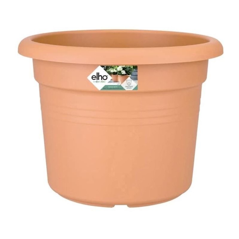 ELHO Pot de fleurs Green Basics cilinder - Ø 43,8 x H 33,8cm - Terre