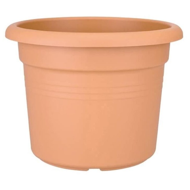 ELHO Pot de fleurs Green Basics cilinder - Ø 43,8 x H 33,8cm - Terre cuite doux ELHO Pot de fleurs Green Basics cilinder - Ø 43,8 x H 33,8cm - Terre cuite doux
