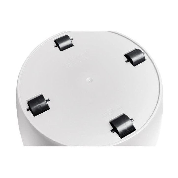 ELHO Pot de fleurs rond Brussels avec roues - Ø 47 x H 44 cm - Intérieur - 100% recyclé - Blanc ELHO Pot de fleurs rond Brussels avec roues - Ø 47 x H 44 cm - Intérieur - 100% recyclé - Blanc
