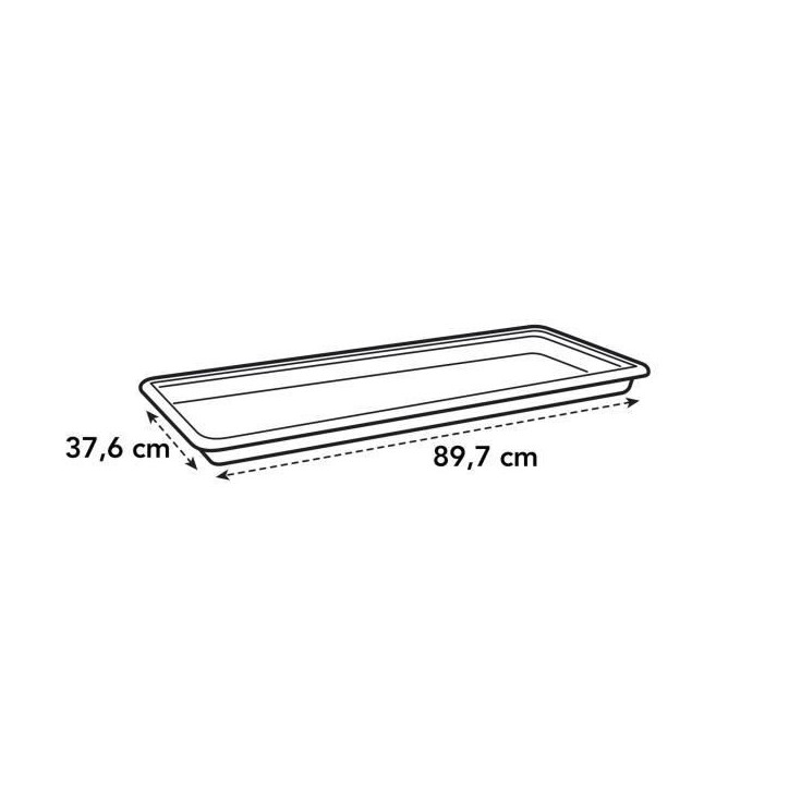 ELHO Soucoupe pour jardiniere Green Basics 100 - Terre cuite doux - XXL - Extérieur - Ø 89,7 x H 5,7 cm ELHO Soucoupe pour jardiniere Green Basics 100 - Terre cuite doux - XXL - Extérieur - Ø 89,7 x H 5,7 cm