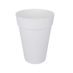 ELHO Pot de fleur Rond Loft Urban - Ø 34 x 45,6 cm - 23 l - Blanc