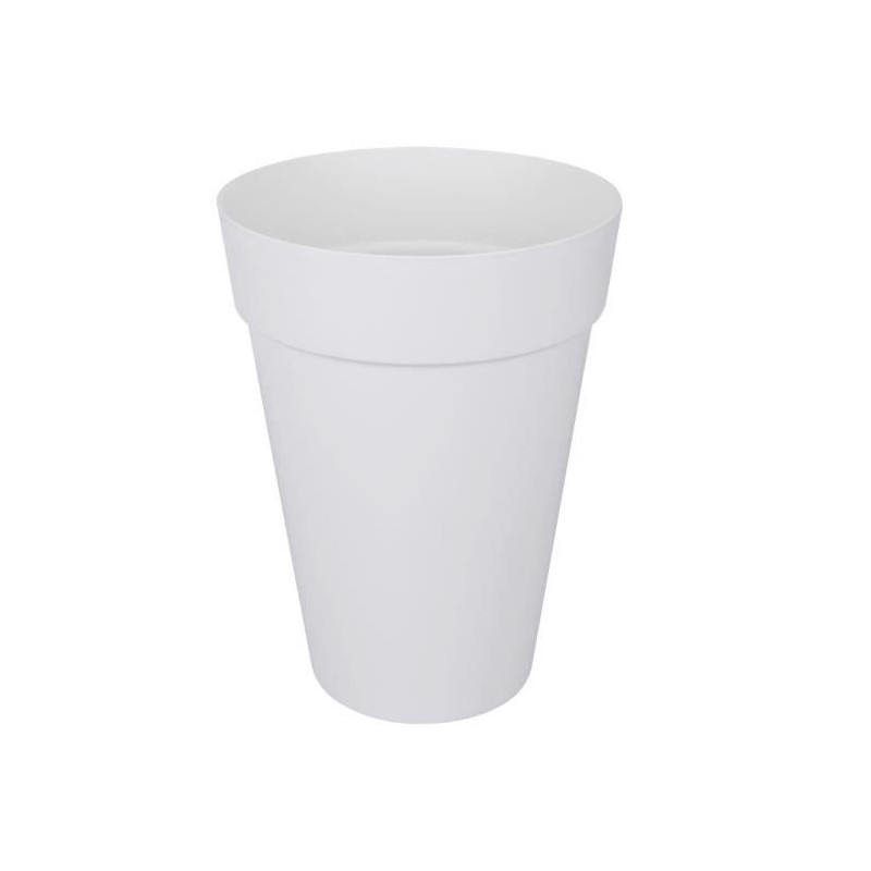 ELHO Pot de fleur Rond Loft Urban - Ø 34 x 45,6 cm - 23 l - Blanc