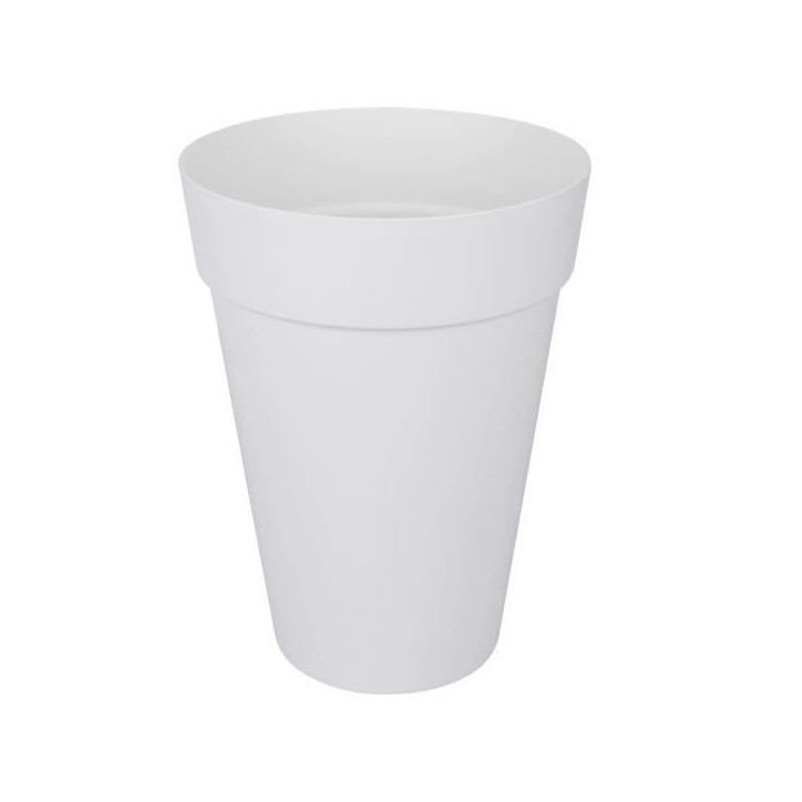 ELHO Pot de fleur Rond Loft Urban - Ø 34 x 45,6 cm - 23 l - Blanc ELHO Pot de fleur Rond Loft Urban - Ø 34 x 45,6 cm - 23 l - Blanc