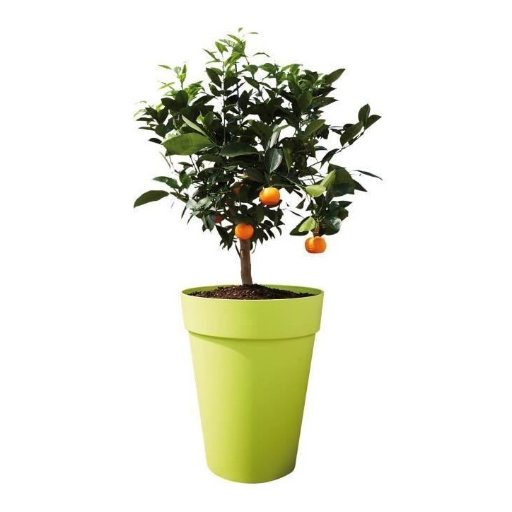 ELHO Pot de fleur Rond Loft Urban - Ø 34 x 45,6 cm - 23 l - Gris anthracite ELHO Pot de fleur Rond Loft Urban - Ø 34 x 45,6 cm - 23 l - Gris anthracite