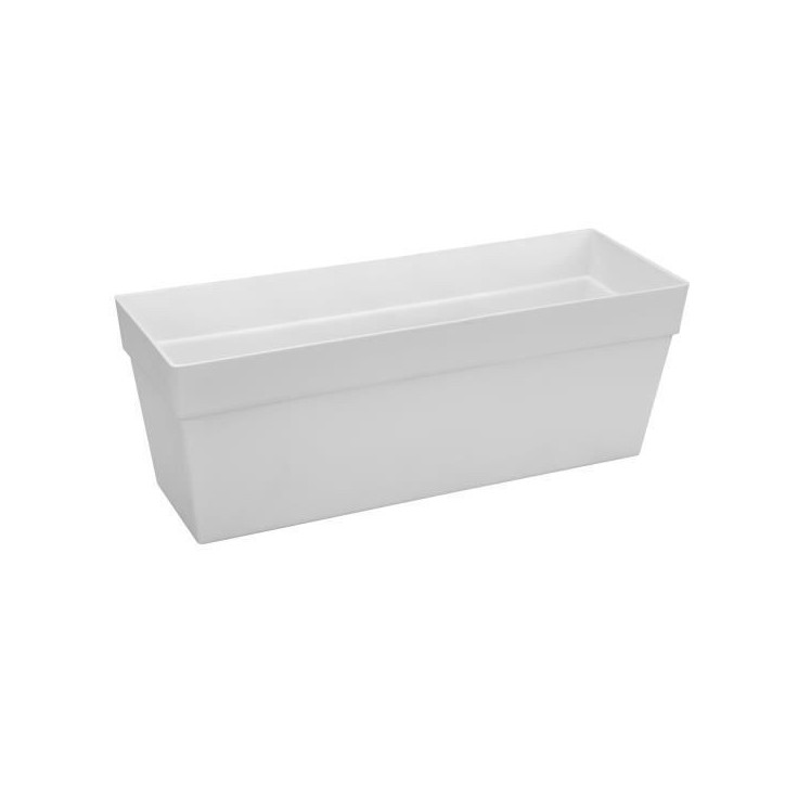 ELHO Bac a fleurs/jardiniere Loft Urban - 49 x 17,3 x 18 cm - Blanc