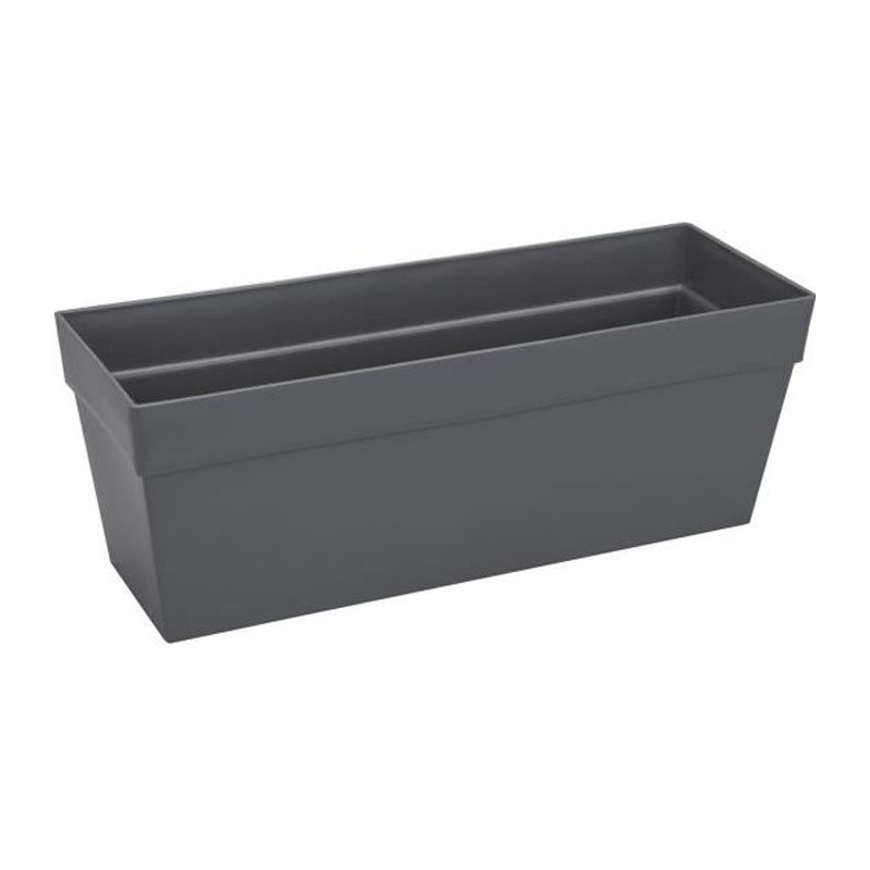 ELHO Bac a fleurs/Jardiniere Loft Urban - 49 x 17,3 x 18 cm - Gris ant ELHO Bac a fleurs/Jardiniere Loft Urban - 49 x 17,3 x 18 cm - Gris ant