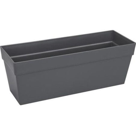 ELHO Bac a fleurs/Jardiniere Loft Urban - 49 x 17,3 x 18 cm - Gris ant
