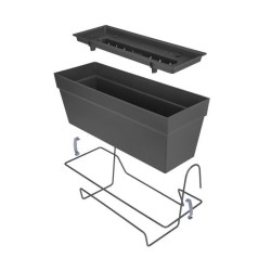 ELHO Balconniere Loft Urban Allin1 - L 49 x W 27 x H 21 cm - Balcon, e