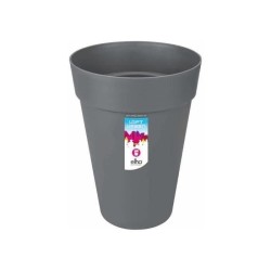 ELHO Pot de fleurs Loft Urban rond Haut - Ø 42 x H 56 cm - Extérieur