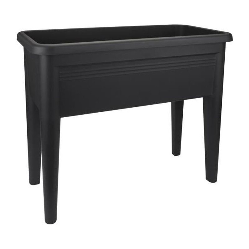 ELHO Table de culture XXL Green Basics - 75,5 x 36,5 x 65,1 cm - Noir