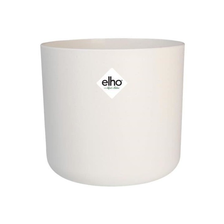 ELHO Pot de fleurs rond B.for Soft 35 - Ø 35 x H 32 cm - Intérieur - 100% recyclé - Blanc ELHO Pot de fleurs rond B.for Soft 35 - Ø 35 x H 32 cm - Intérieur - 100% recyclé - Blanc