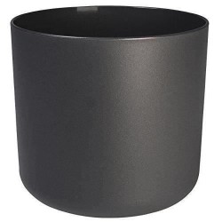 ELHO Pot de fleurs rond B.for Soft - Noir - Ø 35 x H 32 cm - Intérie