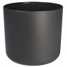 ELHO Pot de fleurs rond B.for Soft - Noir - Ø 35 x H 32 cm - Intérie