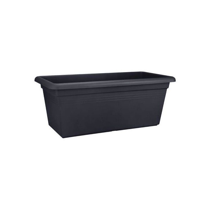 ELHO Jardiniere Green Basics XXL - L 29,5 x W 59,2 x H 27,7 cm - Extérieur - Vivre noir