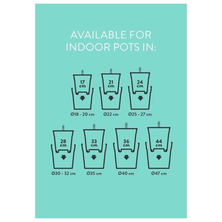 ELHO Pot a fleurs Self-watering Insert - Ø 33 x H 31 cm - Intérieur, accessoires - 100% recyclé - Noir