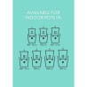 ELHO Pot a fleurs Self-watering Insert - Ø 33 x H 31 cm - Intérieur,