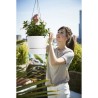 ELHO Pot de fleurs a suspendre Greenville - Ø 23,9 x H 20,3 cm - Ext
