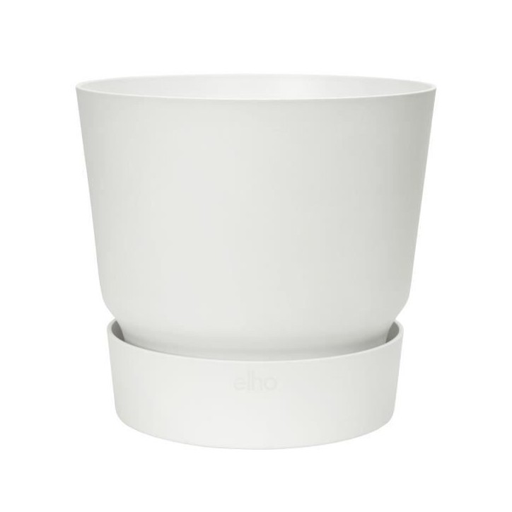 ELHO Pot de fleur GREENVILLE - Ø 47 x H 44,1 cm - 100% recyclé - Blanc ELHO Pot de fleur GREENVILLE - Ø 47 x H 44,1 cm - 100% recyclé - Blanc