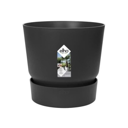 ELHO Pot de fleurs rond Greenville 30 - Extérieur - Ø 29,5 x H 27,8