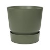 ELHO Pot de fleurs rond Greenville 25 - Extérieur - Ø 24,48 x H 23,3