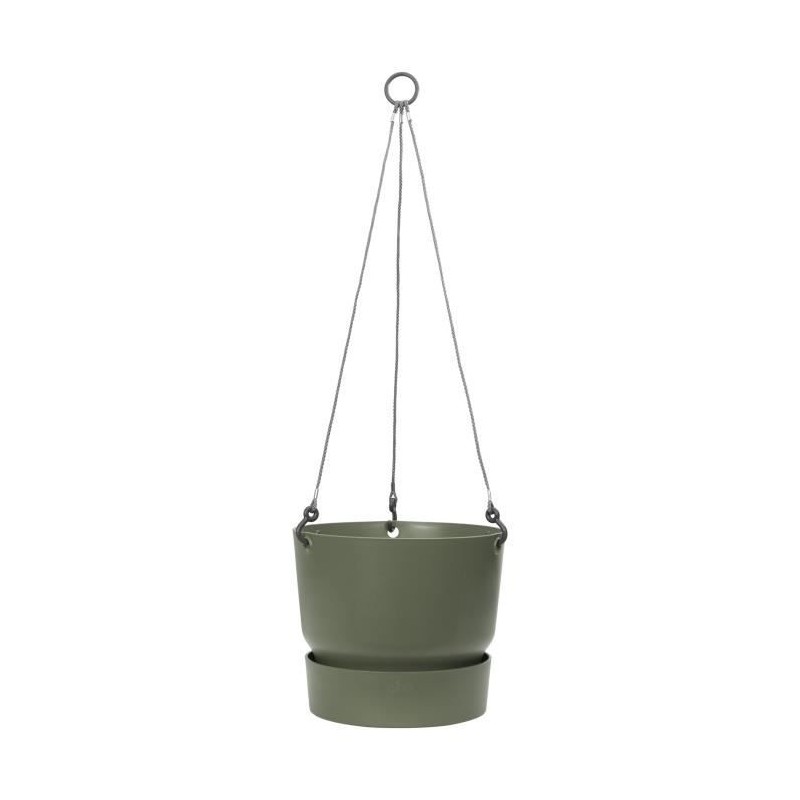 ELHO Pot de fleurs a suspendre Greenville - Ø 23,9 x H 20,3 cm - Ext ELHO Pot de fleurs a suspendre Greenville - Ø 23,9 x H 20,3 cm - Ext