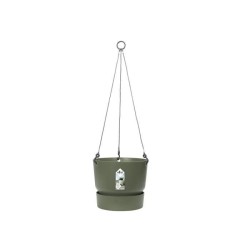 ELHO Pot de fleurs a suspendre Greenville - Ø 23,9 x H 20,3 cm - Ext