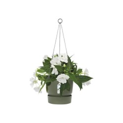 ELHO Pot de fleurs a suspendre Greenville - Ø 23,9 x H 20,3 cm - Ext