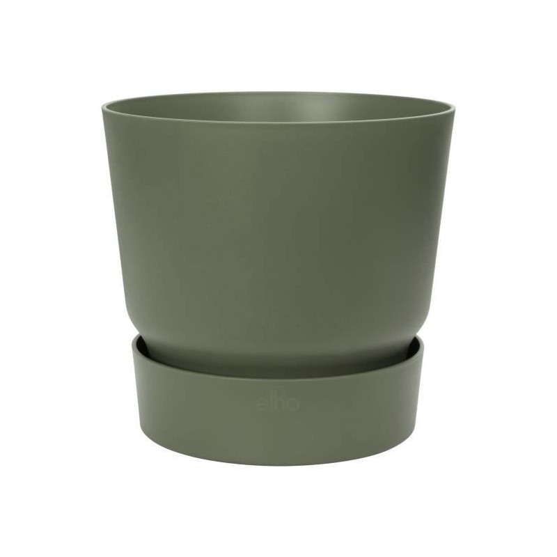 ELHO Pot de fleurs rond Greenville 30 - Extérieur - Ø 29,5 x H 27,8 ELHO Pot de fleurs rond Greenville 30 - Extérieur - Ø 29,5 x H 27,8
