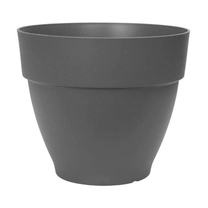Elho Pot de fleurs rond Vibia Campana - Ø 55 x H 47 cm - Extérieur - 100% recyclé - Noir