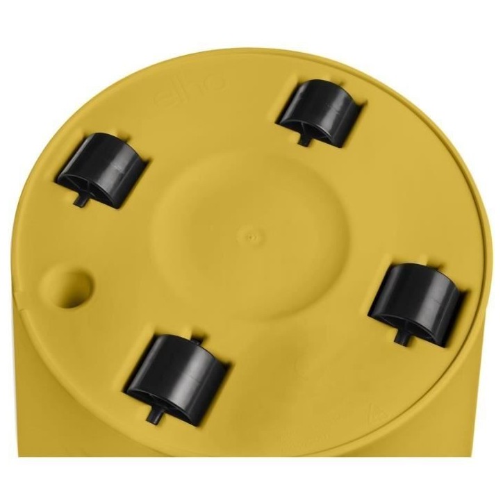 ELHO Pot de fleurs Rond LOFT URBAN - Plastique - Percé - Réservoir - Avec roulettes - Ø38,5 x H35,3 cm - Ocre ELHO Pot de fleurs Rond LOFT URBAN - Plastique - Percé - Réservoir - Avec roulettes - Ø38,5 x H35,3 cm - Ocre