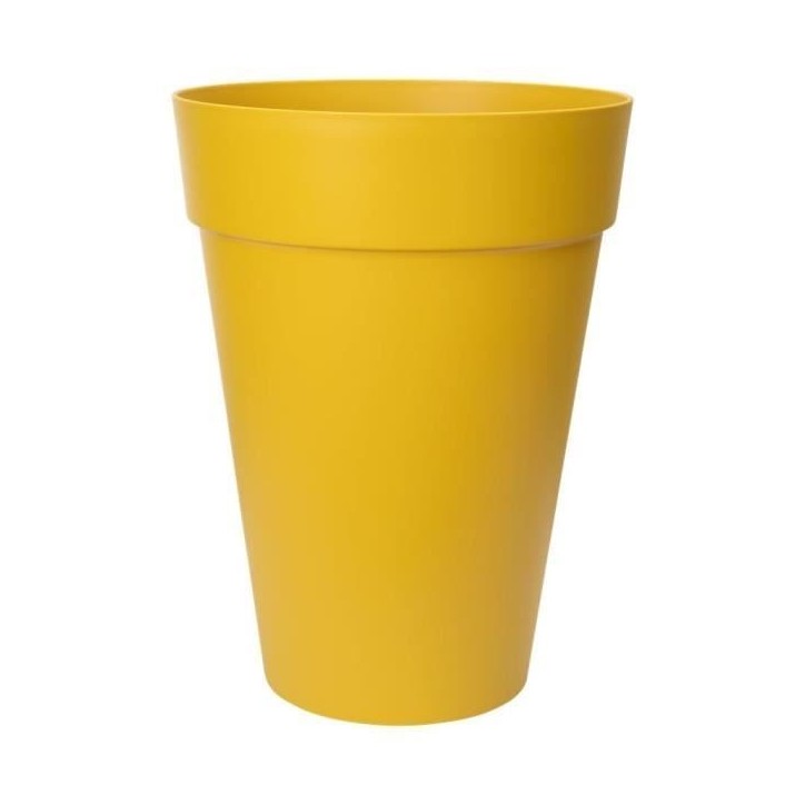 ELHO Pot de fleurs Loft Urban rond Haut - Ø 34 x H 45 cm - Extérieur - 100% recyclé - Jaune ELHO Pot de fleurs Loft Urban rond Haut - Ø 34 x H 45 cm - Extérieur - 100% recyclé - Jaune