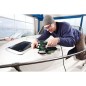 Ponceuse excentrique filaire Bosch - PEX 400 AE (350W, livrée avec coffret de rangement, 1 paper assistant, 1 papier abrasif G