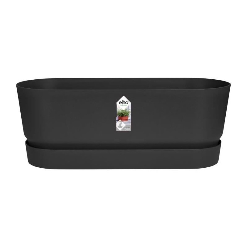 ELHO Jardiniere ovale GREENVILLE - Ø49 x 19,8 x 18,4 cm - Plastique r ELHO Jardiniere ovale GREENVILLE - Ø49 x 19,8 x 18,4 cm - Plastique r