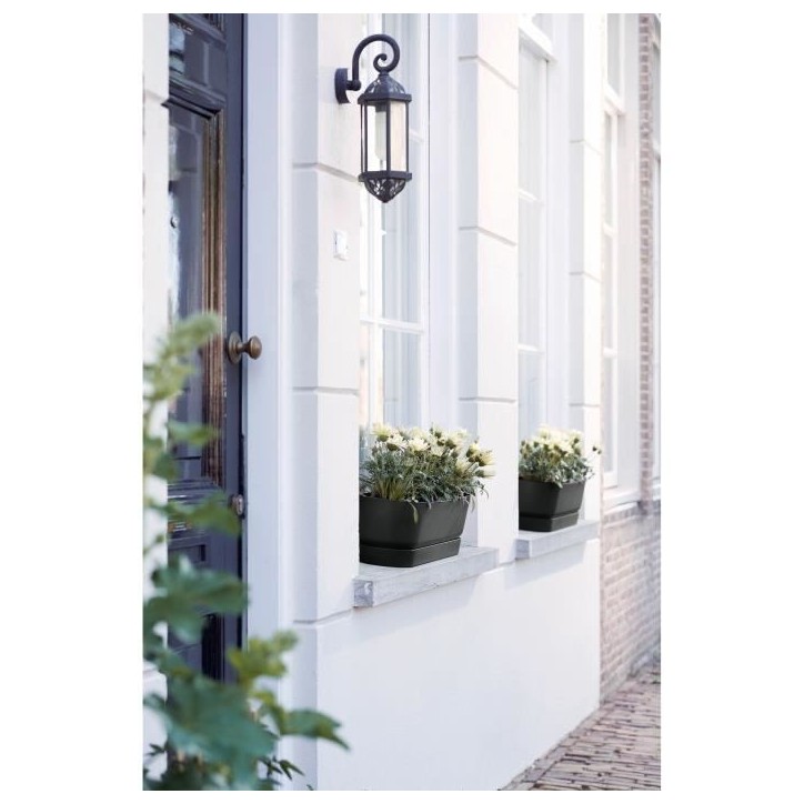 ELHO Jardiniere ovale GREENVILLE - Ø49 x 19,8 x 18,4 cm - Plastique recyclé - Résistant au gel - Noir ELHO Jardiniere ovale GREENVILLE - Ø49 x 19,8 x 18,4 cm - Plastique recyclé - Résistant au gel - Noir