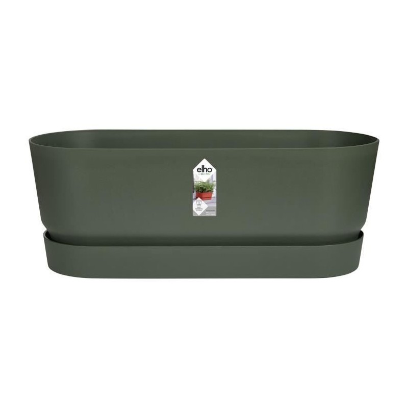 ELHO Jardiniere ovale GREENVILLE - Ø49 x 19,8 x 18,4 cm - Plastique r ELHO Jardiniere ovale GREENVILLE - Ø49 x 19,8 x 18,4 cm - Plastique r