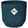 ELHO Pot de fleurs Rond VIBES - Ø22 x H20,16 cm - Plastique - Bleu Fo