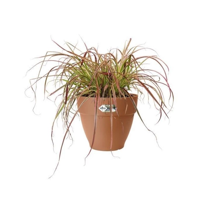 Elho Pot de fleurs rond Vibia Campana - Ø 55 x H 47 cm - Extérieur - 100% recyclé - Marron Elho Pot de fleurs rond Vibia Campana - Ø 55 x H 47 cm - Extérieur - 100% recyclé - Marron