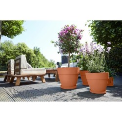 Elho Pot de fleurs rond Vibia Campana - Ø 55 x H 47 cm - Extérieur -