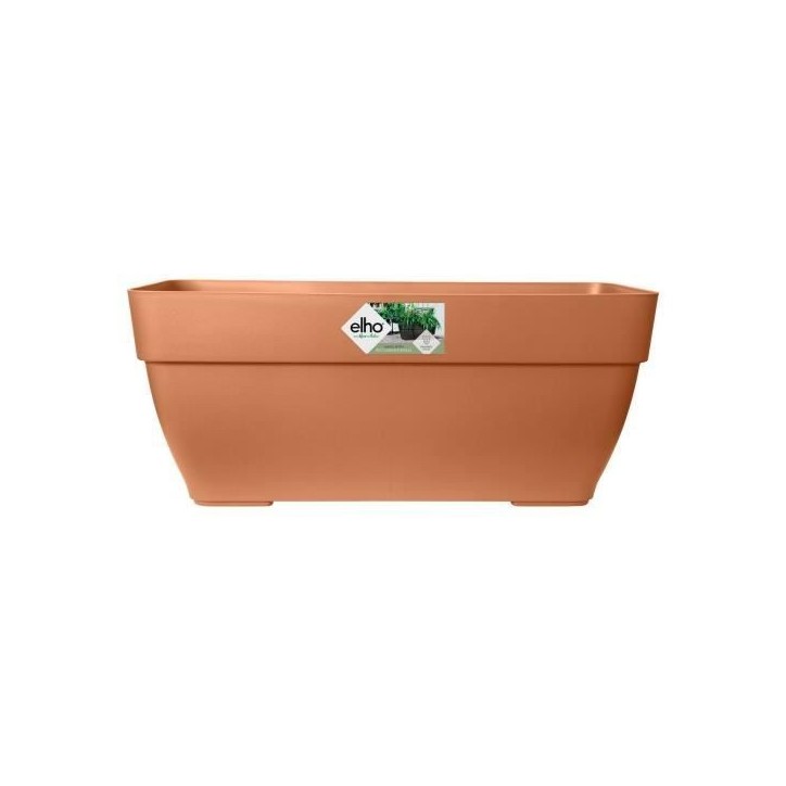 Elho Bac a fleurs Terrasse Vibia Campana - L 77 x W 35 x H 33 cm - Extérieur - 100% recyclé - Marron Elho Bac a fleurs Terrasse Vibia Campana - L 77 x W 35 x H 33 cm - Extérieur - 100% recyclé - Marron