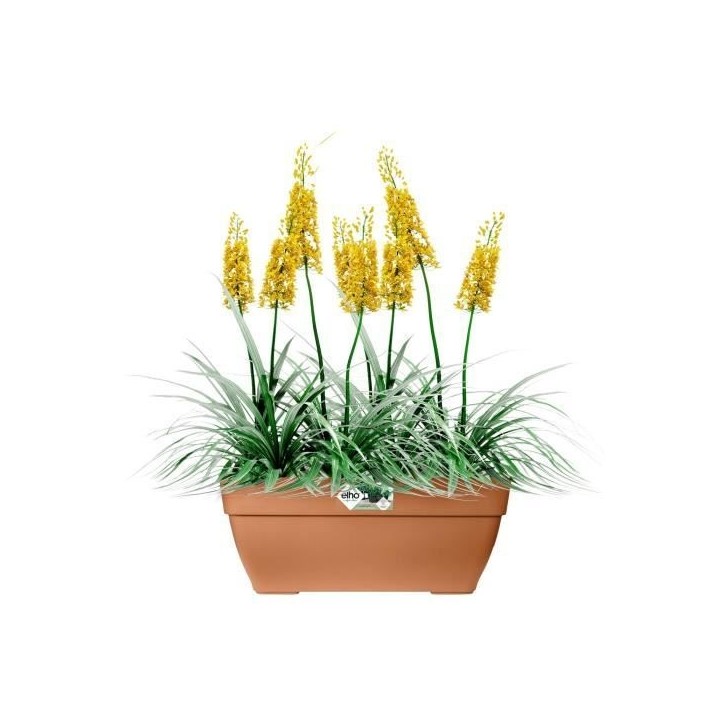 Elho Bac a fleurs Terrasse Vibia Campana - L 77 x W 35 x H 33 cm - Extérieur - 100% recyclé - Marron Elho Bac a fleurs Terrasse Vibia Campana - L 77 x W 35 x H 33 cm - Extérieur - 100% recyclé - Marron